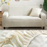 Housse de Canapé Blanc Microfibre