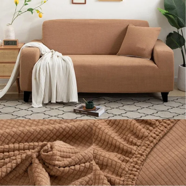 Housse de Canapé Camel Microfibre