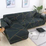 housse de canapé d'angle avec motif moderne