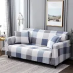 housse de protection pour canapé damier
