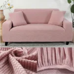 Housse de Canapé Rose Microfibre