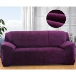 protege canapé en velours mauve