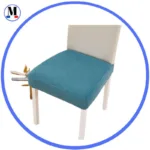 housse de chaise bleu élégant