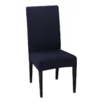 Housse De Chaise Classique Extensible - Bleu Nuit