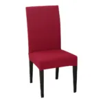 Housse De Chaise Classique Extensible - Rouge