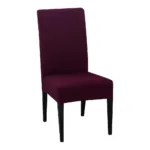 Housse De Chaise Classique Extensible - Rouge haricot