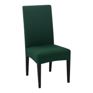 Housse De Chaise Classique Extensible - Vert foncé