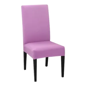 Housse De Chaise Classique Extensible - Violet Clair