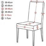 housse de chaise Siflore design extensible