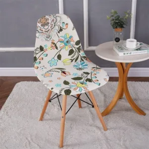 Housse de Chaise Scandinave Floral