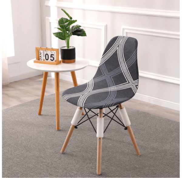 Housse de Chaise Scandinave Spiral