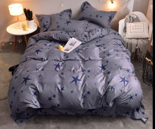 Housse De Couette De Lit Etoile - Polyester & Coton