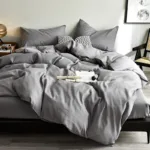 Housse de couette Gris