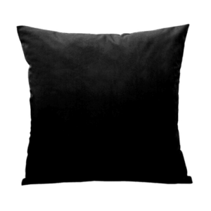 Housse De Coussin En Velours Noir