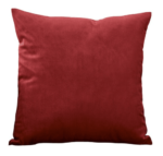 Housse De Coussin En Velours Rouge vin