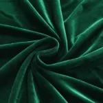 accessoire déco en velours vert