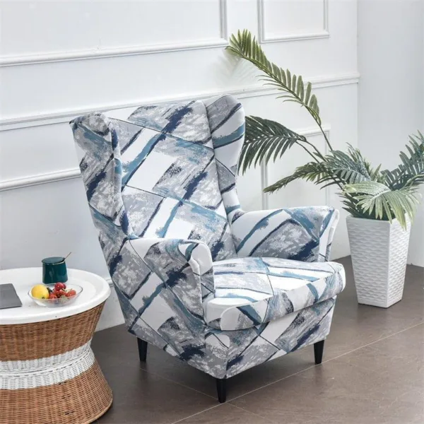 Housse De Fauteuil Anthos Avec Accoudoir | Extensible | Universelle