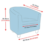 housse de protection fauteuil club camel
