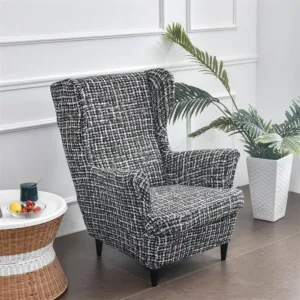 Housse De Fauteuil Daucus Avec Accoudoir | Extensible | Universelle