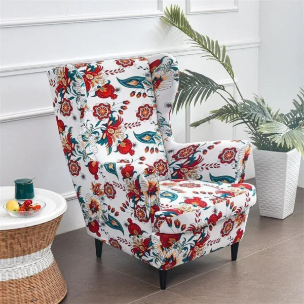 Housse De Fauteuil Flammea Avec Accoudoir | Extensible | Universelle