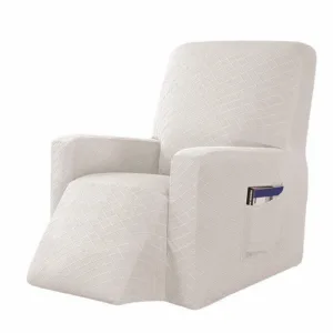 Housse De Fauteuil Inclinable - Blanc Extensible