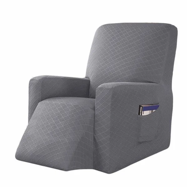 Housse De Fauteuil Relax Inclinable Gris Clair