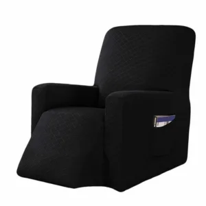 Housse De Fauteuil Relax Inclinable Noir