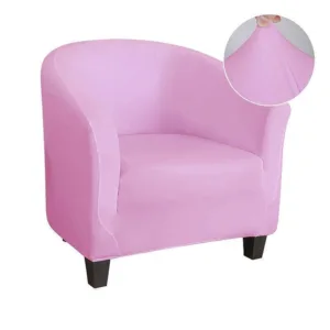 Housse Rose De Fauteuil Club - Extensible