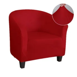 Housse Rouge De Fauteuil Club