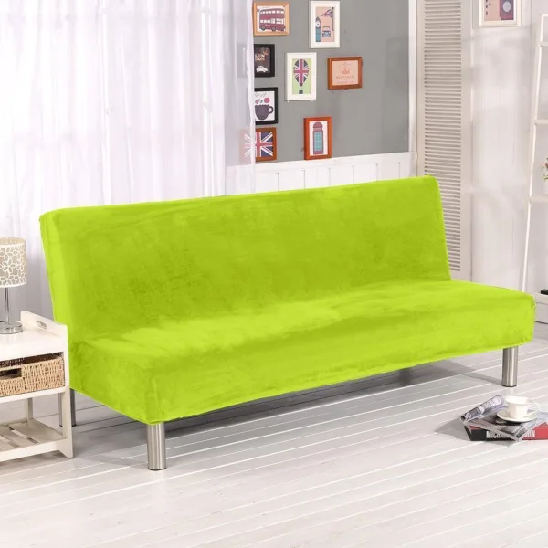 Housses De Canapé Clic Clac En Velours Vert