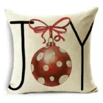 housse de coussin imprimée Noël