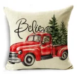 housse de coussin Noël avec motifs