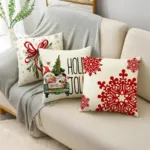 housse de coussin motif Noël