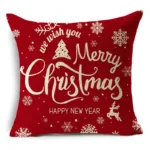 housse de coussin graphique Noël